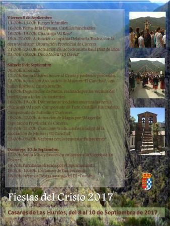 Imagen FIESTAS DEL CRISTO 2017. CASARES DE LAS HURDES, DEL 8 AL 10 DE SEPTIEMBRE DE 2017