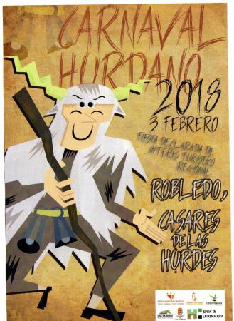 Imagen Carnaval Hurdano 2018, El Robledo, 3 de febrero, Casares de Las Hurdes.
